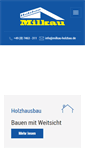 Mobile Screenshot of milkau-holzbau.de